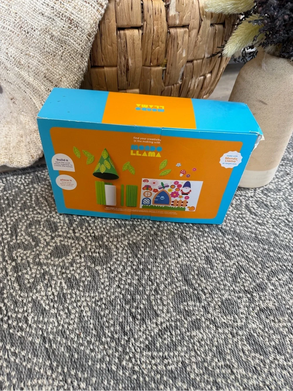 New Mondo Llama Kids Create-Your-Own Gnome Home Kit - Ages 6+